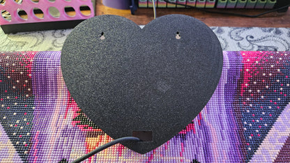 Diamond Painting In Progress Lightbox, Heart Shape LED Sign, 3D Printed Craft Room Decor, Custom Text Colors Cosmic Crafts