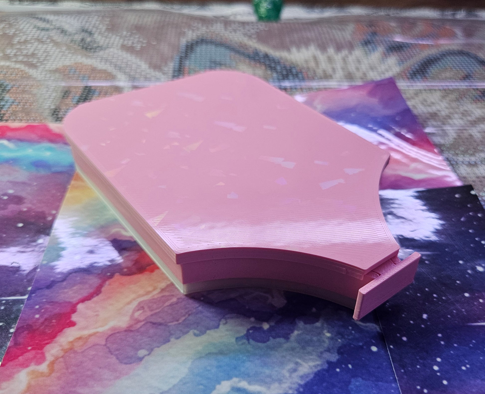 Multi-Color Planet Washi SNAP, Large Diamond Painting Tray with Snap-On Lid Cosmic Crafts